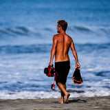 DMC REPELLOR FIN BLACK W/ORANGE STRAP NTIP