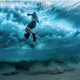 DMC REPELLOR FIN BLACK W/ORANGE STRAP NTIP