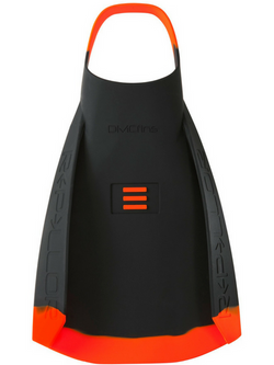 DMC REPELLOR FIN BLACK W/ORANGE STRAP NTIP